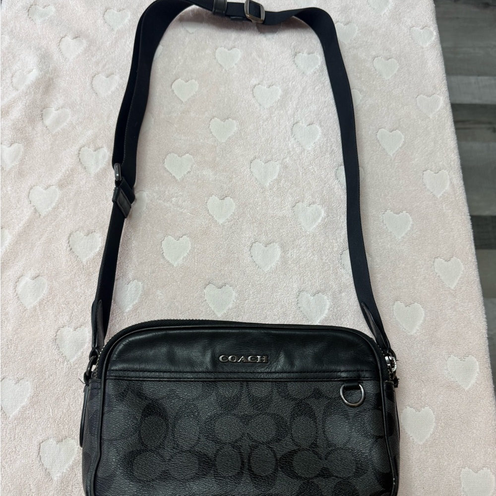 Coach Black Signature Crossbody Bag